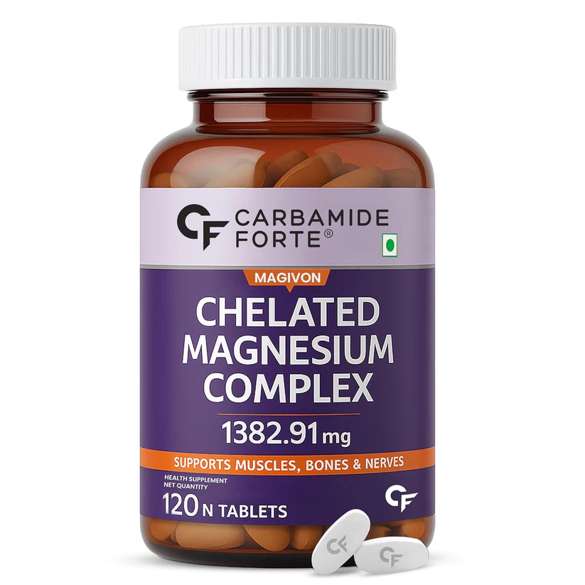 CF Carbamide Chelated Magnesium (Citrate/Oxide) 1382 mg 120 Tablets